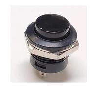 XHAJCSJWGD 1pc R13-507 Black Automatic Reset Button Switch Inching Switch 3A 250V