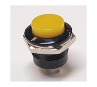 XHAJCSJWGD 1pc R13-507 Yellow Automatic Reset Button Switch Inching Switch 3A 250V