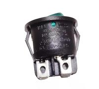 XHAJCSJWGD 1pc R131-22C Four-Pin 2-Speed with Green AC Power Supply Round 23mm Ship Type Switch 8A250V