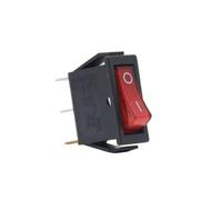 XHAJCSJWGD 1PC RS606 Ship-Type Switch 3Pin KCD3 Large Current 16A Switch with Red Light Warped Plate