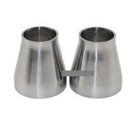 XHAJCSJWGD 1Pcs 51mm To 25mm Pipe Adapte SS304 Stainless Steel Butt Welding Speed Reducer