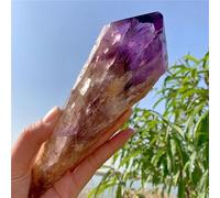 XHAJCSJWGD 1PCS Amethyst Scepter Raw Stone,High Crystal Quartz Point Wand, Gemstone Crafts Home Decoration,600~700g