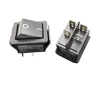 XHAJCSJWGD 5pc JS-608-R Ship Type Power Switch 4 Pin 2 Gear Button Warping Plate Boat Type Button 10A250VAC