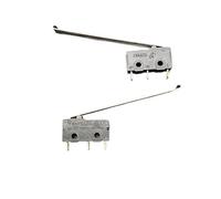 XHAJCSJWGD 5pc KW4A(S) Microswitch Extension Handle 3 Pin 5A 125/250V 10T85 Travel Limit Reset Touch Key Switch