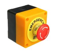 XHAJCSJWGD Interruptor pulsador Tipo Hongo de Parada de Emergencia con señal roja de Carcasa CA 660 V 10 A