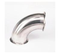 XHAJCSJWGD O/D 57mm Tri Clamp K77.5mm 304 Stainless Steel 90 Degree Elbow Fitting