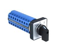 XHAJCSJWGD SZW26/LW26-20 3-Ways 20A Manual 64mm Panel Sliver 9P CAM Switch ON Off ON