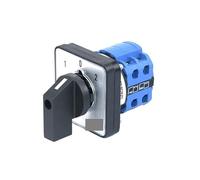 XHAJCSJWGD SZW26/LW26-20 Ith 20A Ui 660V 2 Pole 8 Screws 3 Position 48X48mm Panel Transfer ON Off ON Changeover CAM Switch