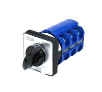 XHAJCSJWGD SZW26/LW26-63 63A 2 Position 3 Pole 12 Terminals 220V-380V Voltmeter Transfer CAM Switch