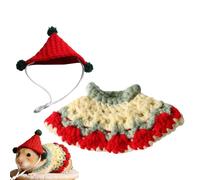 Xhamster - Jersey para animales de punto, disfraz con capucha para animales domésticos, gorro térmico para hámster, hurón, conejo, chinchilla, Ric