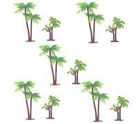 XHBTS 10 piezas de decoración de pastel de cocotero decoración de pastel o modelo de paisaje