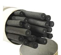 XHBTS 25 varillas de carbón vegetal para dibujar, bocetos y bellas artes, lápices de carbón para dibujar (3-5 mm, 25 unidades)