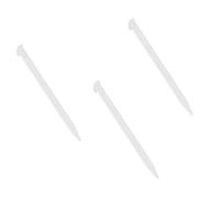 XHBTS 3 lápices capacitivos de repuesto de plástico para pantalla táctil, compatible con Nintendo New 3DS XL, New 3DS LL (blanco)