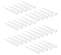 XHBTS 30 extensores de pistola de calafateo de plástico para pistola de calafateo de salchichas, aplicador de boquillas de calafateo, fácil de usar, color blanco