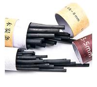 XHBTS 50 lápices de carbón vegetal para dibujar, bocetos y bellas artes, lápices de carbón de sauce para dibujar, 2 cajas de 3-5 mm, 5-8 mm