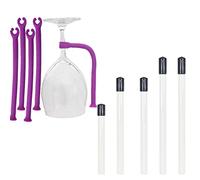 XHBTS 9 unids Stemware Saver Stemware Holder Lavavajillas Vino Protector Lavavajillas Adjunto 21 cm 17 cm 11,5 cm