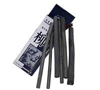 XHBTS Carbón de vid suave, varillas negras para dibujar, lápices de sauce (3-8 mm, 6 unidades)