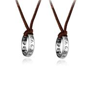 XHBTS Uncharted 4 Drake 20 calcomanías y 2 unidades de collar con colgante de anillo grabado, joyería unisex para fanáticos de cosplay