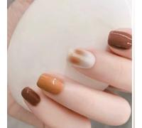 XHBYW Talla única, 24 piezas de arte de uñas en varios estilos, uñas postizas, uñas postizas de cubierta completa para mujeres y niñas, decoración diaria