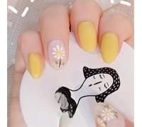 XHBYW Talla única, 24 piezas de arte de uñas en varios estilos, uñas postizas, uñas postizas de cubierta completa para mujeres y niñas, decoración diaria