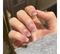 XHBYW Un Tamaño 24 Piezas Uñas Postizas con Brillo De Mariposa De Diamante Presione En Las Uñas Uñas Postizas De Cubierta Completa para Mujeres Y Niñas Decoración Diaria