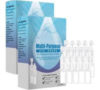 XHCOHWWU Gotas para Los Ojos Multiusos, Suaves Y No Irritantes, Alivian Los Ojos Secos Y Cansados, para Personas Que Sufren Fatiga Ocular por El Uso Prolongado De Productos ElectróNicos