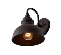 XHJL Aplique de pared vintage de metal y hierro para interior y exterior IP55 Iluminación exterior impermeable para puerta de casa, garaje, dormitorio, sala de estar