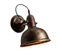 XHJL Apliques de pared para interiores y exteriores iluminación retro de pared exterior base E27 luces creativas de hierro y metal para exteriores, para porche, puerta de entrada (Óxido)