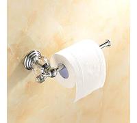 XHKJGS Accesorios Modernos de baño de Cristal Plateado Juego Que Incluye Soporte de Papel higiénico con Toalla montada en la Pared Soporte para el Cepillo para el Cepillo del Inodoro y la Ducha de