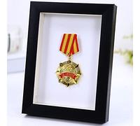 XHKJGS Marco DE COLECCIÓN DE Marco DE Photo Marco MEDILLAS Medal Marathon TÍTULO DE Marathon Militar/Guerra/Medalla Deportiva Caja de Almacenamiento de Recuerdos