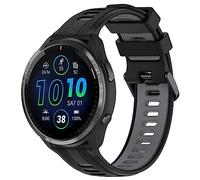 xhKJO 22mm Correa para Garmin Forerunner 965, Bandas Correa Silicona Bracelet Brazalete Strap para Garmin Forerunner 955 /Forerunner 945 / Forerunner 935 / Forerunner 265 / Descent G1 (Gris oscuro)