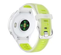 xhKJO 22mm Pulseras para Garmin Forerunner 570 47mm Correas para Relojes, Bandas Watchband Silicona Strap Bracelet Brazalete Pulseras de repuesto para Garmin Forerunner 570 47mm Watch (limón)
