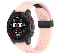 xhKJO 26mm Pulseras Repuesto para Garmin Descent MK3i 51mm /Descent MK3 51mm /Fenix 7X Pro/Garmin Epix Pro 51mm /Fenix 7X Correas,Silicona Bracelet Brazalete Strap para Tactix 7 /Enduro 2 (rosa)