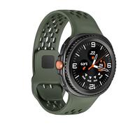 xhKJO Correa para Galaxy Watch 8 Classic 46mm Correas para Relojes,Cierre Plegable Bandas Silicona Bracelet Brazalete Strap Pulseras de Repuesto para Galaxy Watch 8 40mm 44mm Accesorios (army green)