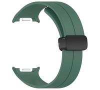 xhKJO Correas para Relojes para Galaxy Watch 8,Cierre Plegable Bandas Silicona Bracelet Brazalete Strap Silicona Pulseras de Repuesto para Galaxy Watch 8 40 44mm /Watch8 Classic 46mm (army green)
