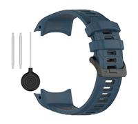 xhKJO Correas para Relojes para Garmin Instinct 3 Solar 45mm, Bandas Silicona Pulseras Reloj Bracelet Brazalete Bracelet Strap Pulseras de Repuesto para Garmin Instinct 3 Amoled 45mm (gris azul)