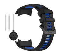xhKJO Correas para Relojes para Garmin Instinct 3 Solar 50mm,Bandas Cierre abatible Silicona Bracelet Brazalete Bracelet Strap Pulseras de Repuesto para Garmin Instinct 3 Amoled 50mm (azul negro)