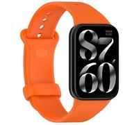 xhKJO Correas para Relojes para Xiaomi Redmi Watch 5 / Xiaomi Redmi Watch 5 eSIM, Silicona Bandas Cierre Abatible Bracelet Brazalete Strap Pulseras de Repuesto para Xiaomi Redmi Watch 4 (naranja)