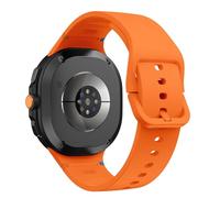xhKJO Pulseras de Repuesto para Galaxy Watch 8 Correas para Relojes,Bandas Correas Silicona Reloj Bracelet Brazalete Strap Silicona Pulseras para Galaxy Watch 8 40 44mm / Watch8 Classic (naranja, L)
