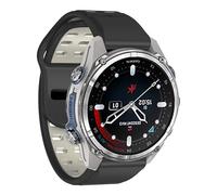 xhKJO Pulseras de Repuesto para Garmin Fenix 8 51mm / Enduro 3 /Garmin D2 Mach 1 Pro 51mm,Silicona Cierre Abatible Brazalete Strap para Garmin Tactix 7 /Fenix 7X Pro/Epix Pro 51mm (negro gris)