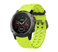 xhKJO Pulseras de Repuesto para Garmin Fenix 8 51mm /Garmin Enduro 3 /Garmin D2 Mach 1 Pro 51mm, Silicona Bracelet Brazalete Strap para Garmin Tactix 7 / Fenix 7X Pro/Epix Pro 51mm (limón)