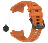 xhKJO Pulseras de Repuesto para Garmin Instinct 3 Solar 45mm Correas para Relojes, Bandas Silicona Pulseras Reloj Bracelet Brazalete Bracelet Strap para Garmin Instinct 3 Amoled 45mm (naranja)
