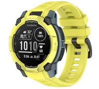 xhKJO Pulseras de Repuesto para Garmin Instinct 3 Solar 50mm Correas para Relojes,Bandas Cierre abatible Silicona Bracelet Brazalete Bracelet Strap para Garmin Instinct 3 Amoled 50mm (amarillo)