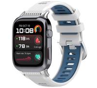 xhKJO Pulseras de Repuesto para Huawei Watch D2 Correas para Relojes, Silicona Bandas Cierre abatible Pulsera Reloj Bracelet Brazalete Strap Pulseras para Huawei Watch D2 (azul blanco)