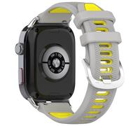 xhKJO Pulseras de Repuesto para Huawei Watch D2 Correas para Relojes, Silicona Bandas Cierre abatible Pulsera Reloj Bracelet Brazalete Strap Pulseras para Huawei Watch D2 (amarillo gris)
