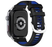 xhKJO Pulseras de Repuesto para Huawei Watch D2 Correas para Relojes, Silicona Bandas Cierre abatible Pulsera Reloj Bracelet Brazalete Strap Pulseras para Huawei Watch D2 (azul negro)