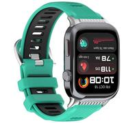 xhKJO Pulseras de Repuesto para Huawei Watch D2 Correas para Relojes, Silicona Bandas Cierre abatible Pulsera Reloj Bracelet Brazalete Strap Pulseras para Huawei Watch D2 (negro azul)