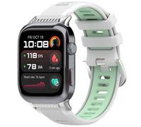 xhKJO Pulseras de Repuesto para Huawei Watch D2 Correas para Relojes, Silicona Bandas Cierre abatible Pulsera Reloj Bracelet Brazalete Strap Pulseras para Huawei Watch D2 (verde blanco)