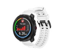 xhKJO Pulseras de Repuesto para Polar Vantage M3 Correas para Relojes, Bandas Cierre abatible Pulseras Silicona Strap Bracelet Brazalete Watchband para Polar Vantage M3 Watch Accesorios (blanco)