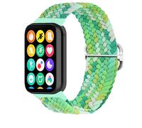 xhKJO Pulseras de Repuesto para Xiaomi Redmi Watch 4 /Xiaomi Mi Band 8 Pro Strap, Bandas Correas Reloj Nylon Braided Stretch Solo Loop Brazalete para Xiaomi Mi Band 8 Pro/Redmi Watch 4 (verde 1)